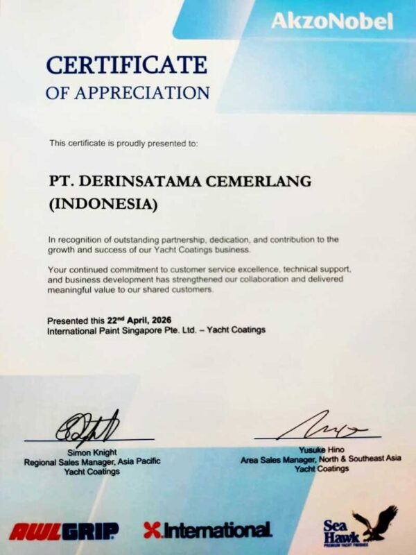 Legalitas AkzoNobel PT Derinsatama Cemerlang Indonesia